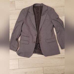 BOYS size 14H Issac mizrahi new york blazer gray 2 button